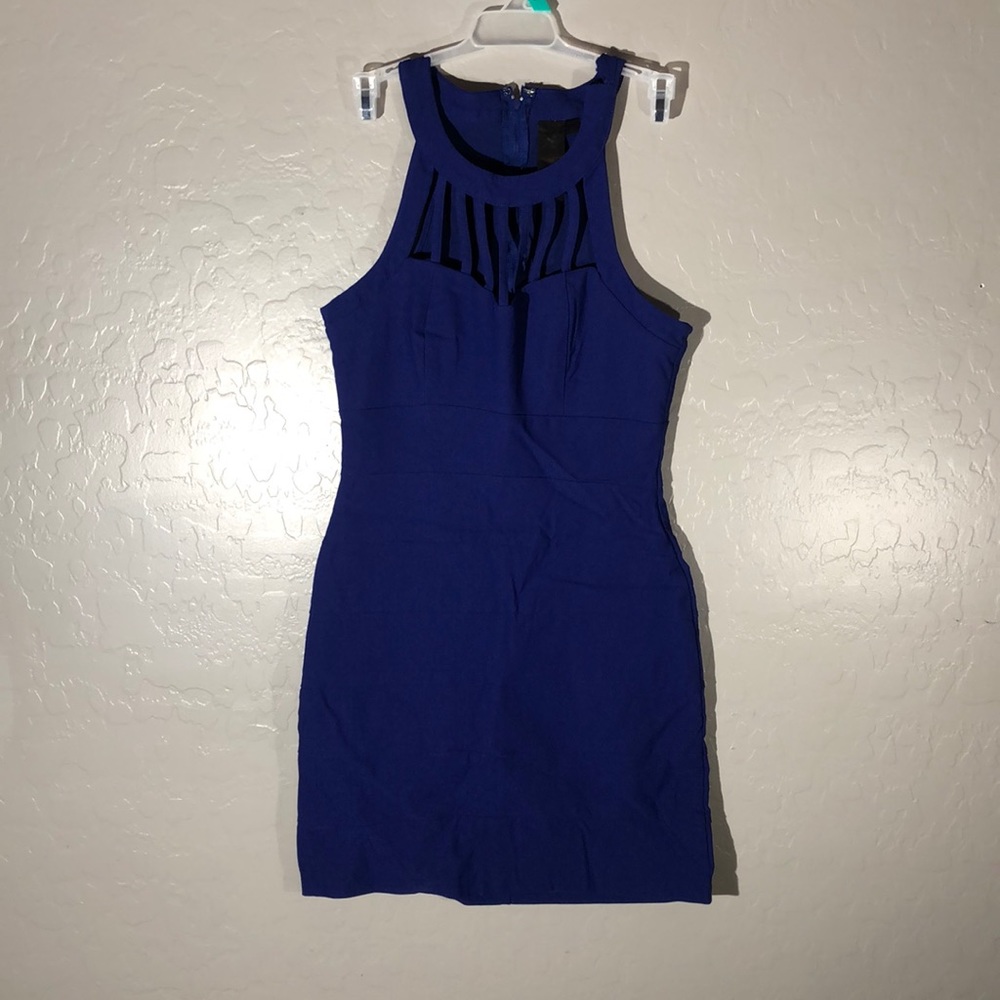 Dark blue dress